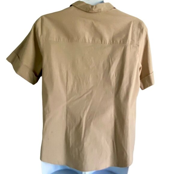 Style & Co Stretch Button Up Short Sleeve Shirt Size 16W NEW NWT - Picture 5 of 9